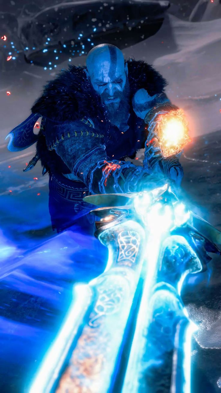 736x1308 The Blade of Olympus. God of War HD wallpaper