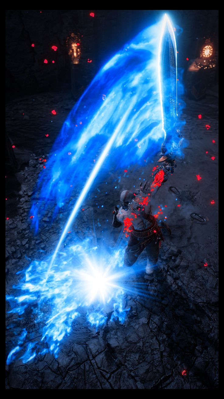 736x1308 kratos blade of olympus