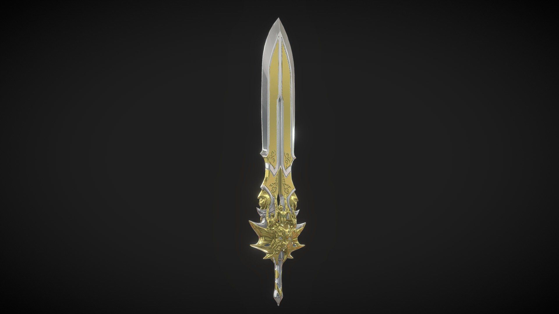 1920x1080 Blade of Olympus of War Free 3D model by Miguel Fonseca [3c79a2d]