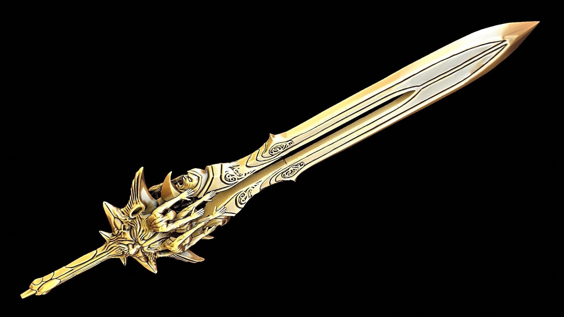 1920x1080 Blade of olympus 3D model