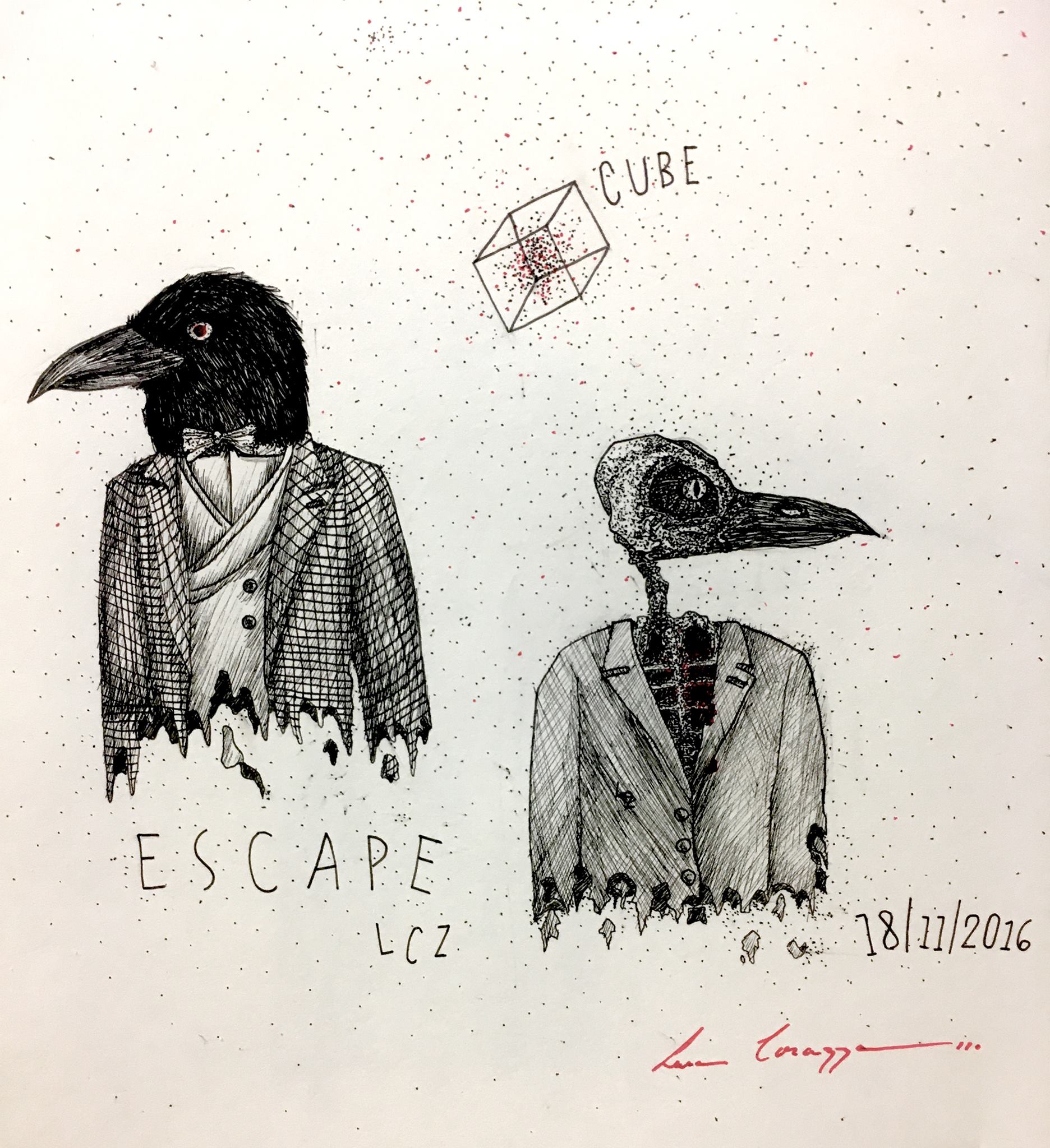 1872x2048 Mr. Crow Fan Art!