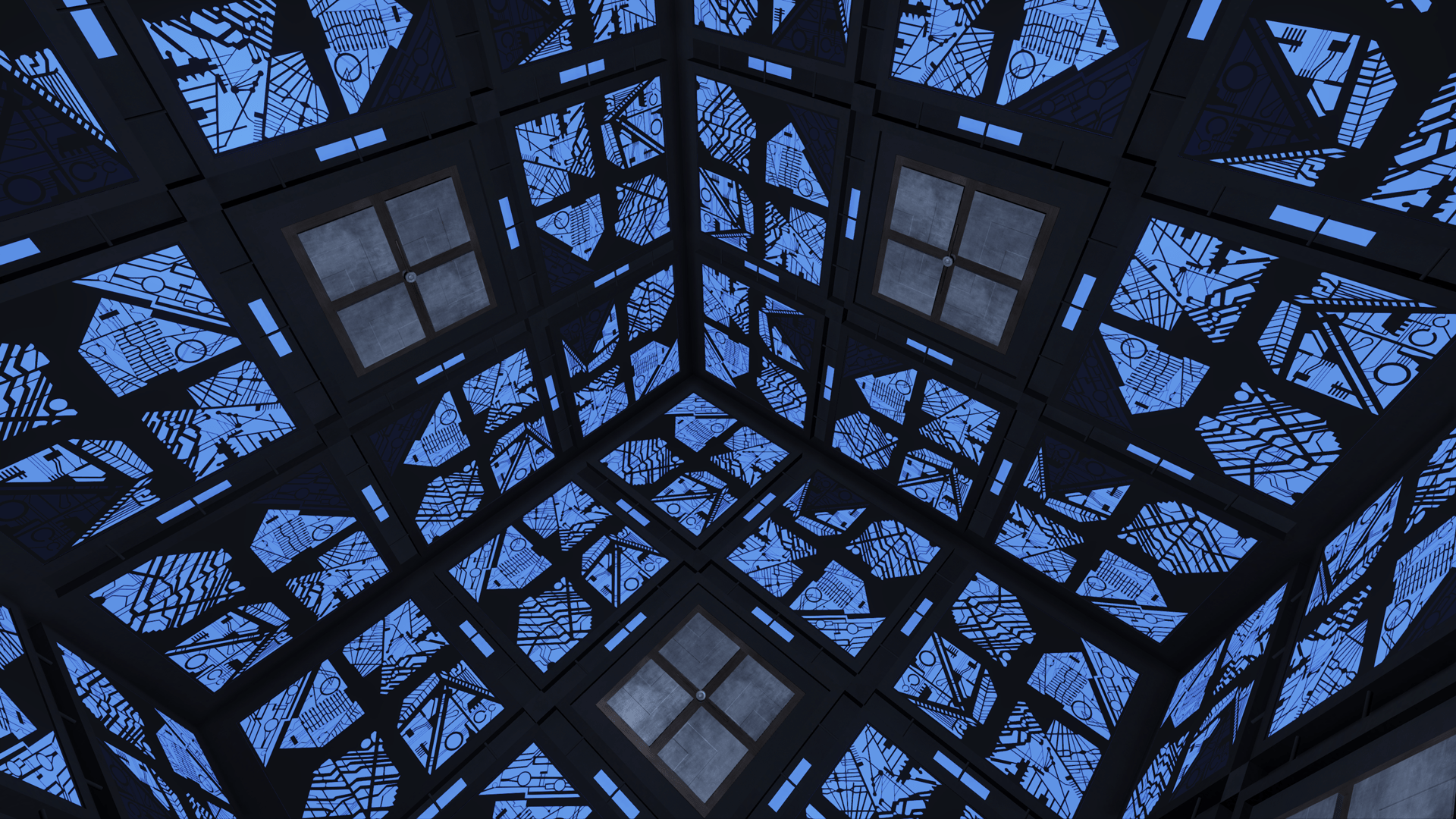 1920x1080 Blue Cube image Unreal Box Escape (CUBE)