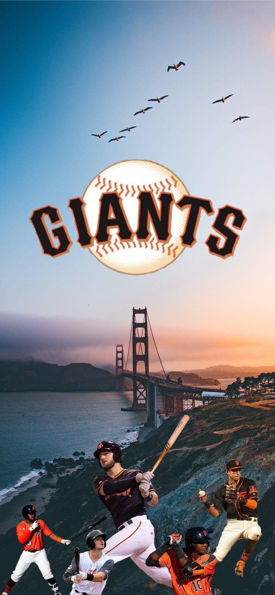1080x2338 SF Giants Wallpaper I made, upvotes appreciated!!