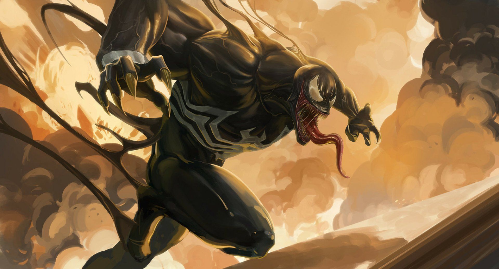 1920x1037 Download Comic Venom HD Wallpaper by KONG爺x1080