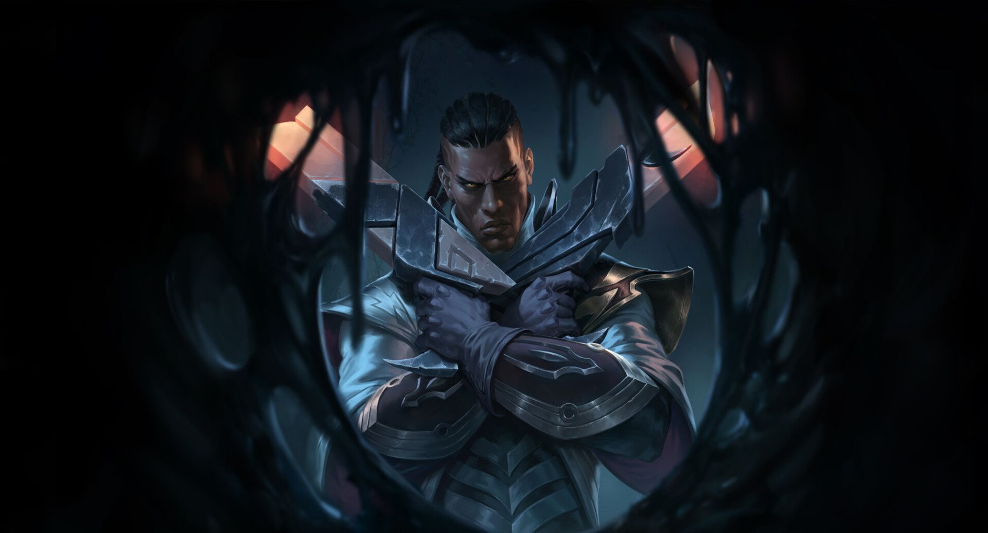 2000x1080 Desktop wallpaper: Legends Of Runeterra, Video Game, Knight 4K free download for PC. 981020