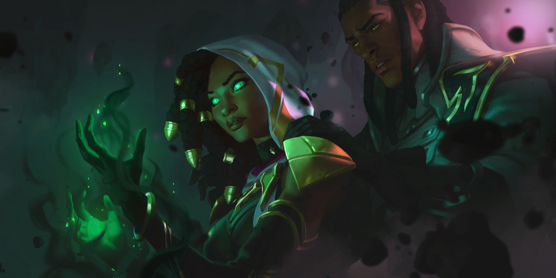 2160x1080 Desktop wallpaper: Senna (League Of Legends), Video Game, Legends Of Runeterra 4K free download for PC. 1039087