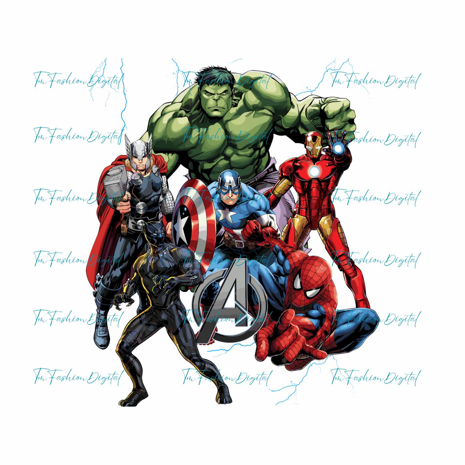 1500x1500 Avengers Background