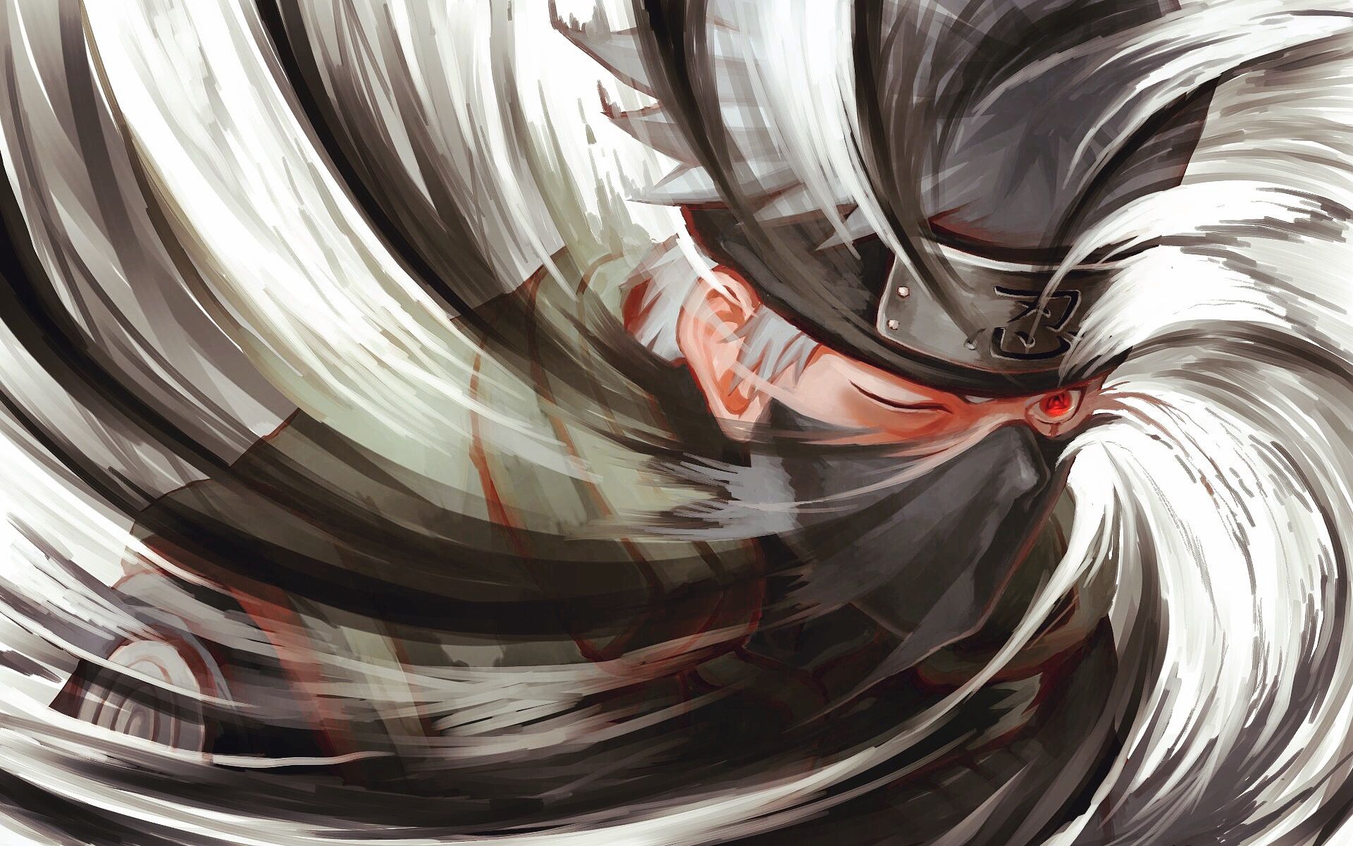 1920x1200 Wallpaper Naruto, Hatake Kakashi, Fanart From Pixiv for mobile and desktop, section сёнэн, resolution 1920x1200