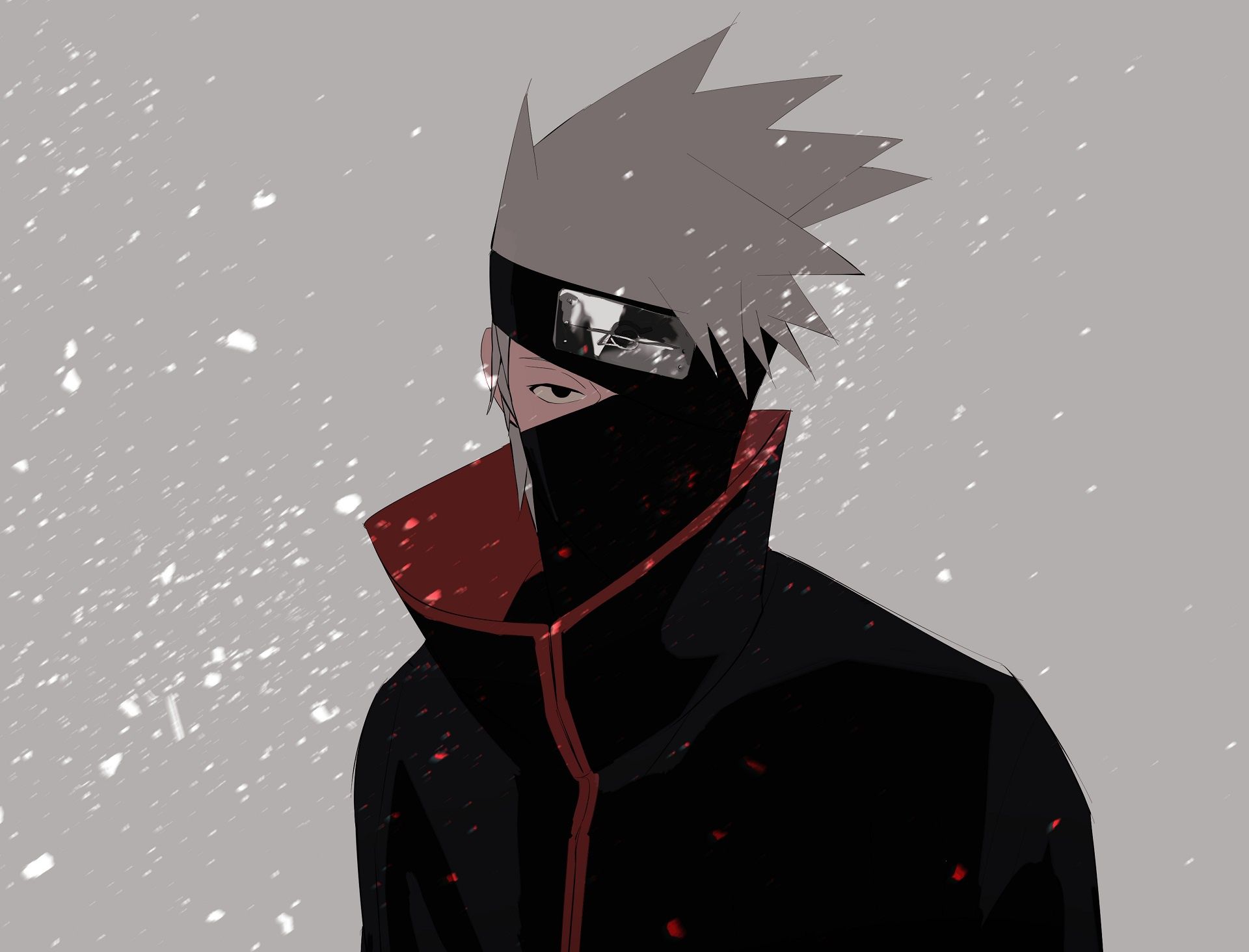 1920x1464 Wallpaper Naruto, fanart, Hatake Kakashi, Pixiv, Fanart From Pixiv for mobile and desktop, section сёнэн, resolution 1920x1464