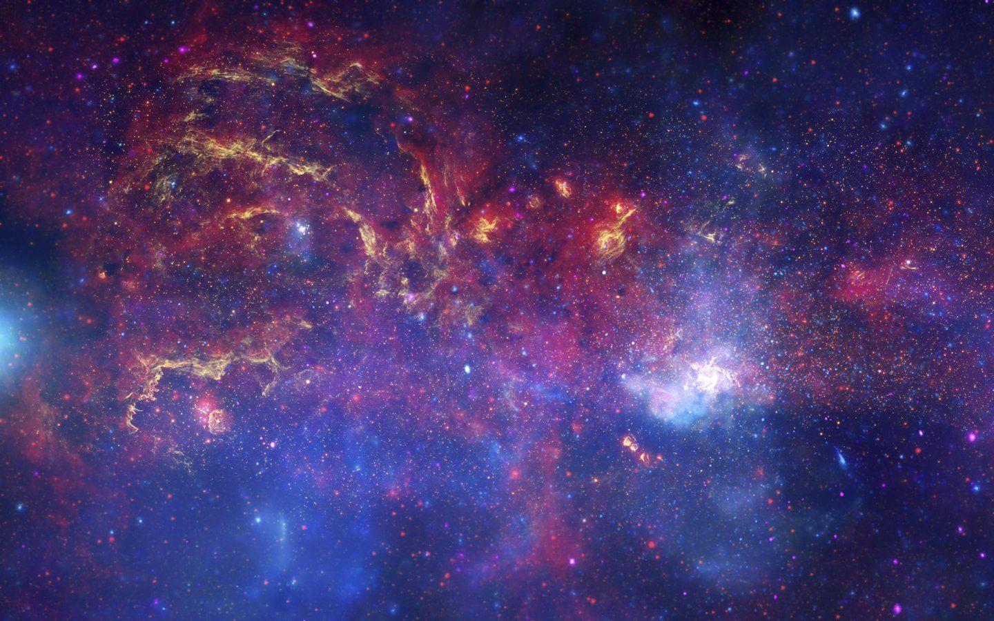 1440x900 Unique Views of the Milky Way Space Wallpaper