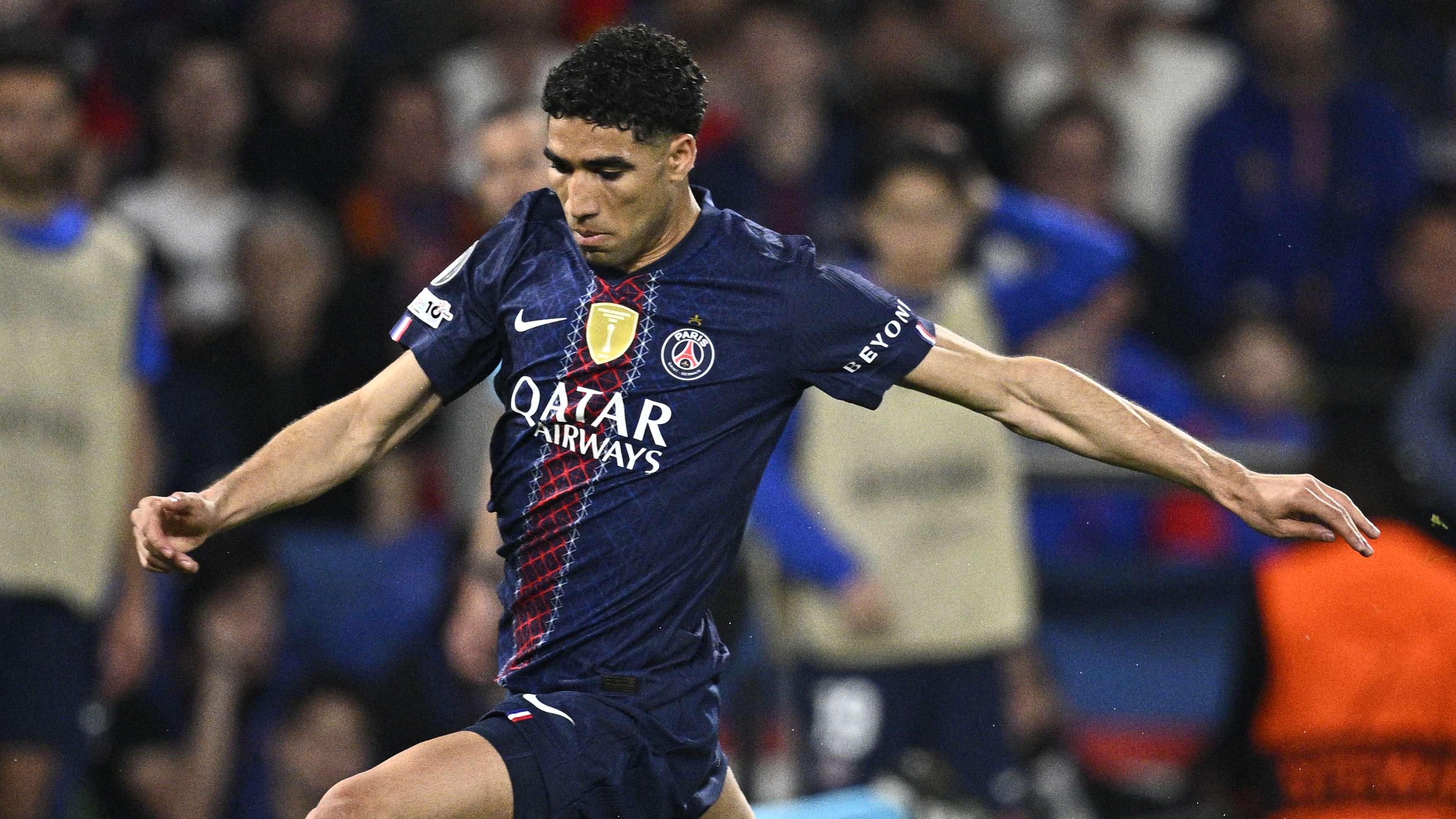 3520x1980 Achraf Hakimi tells Endrick to 'just focus on football' as he criticises Real Madrid loanee's goal celebration in Lyon's shock win over PSG. Goal.com US
