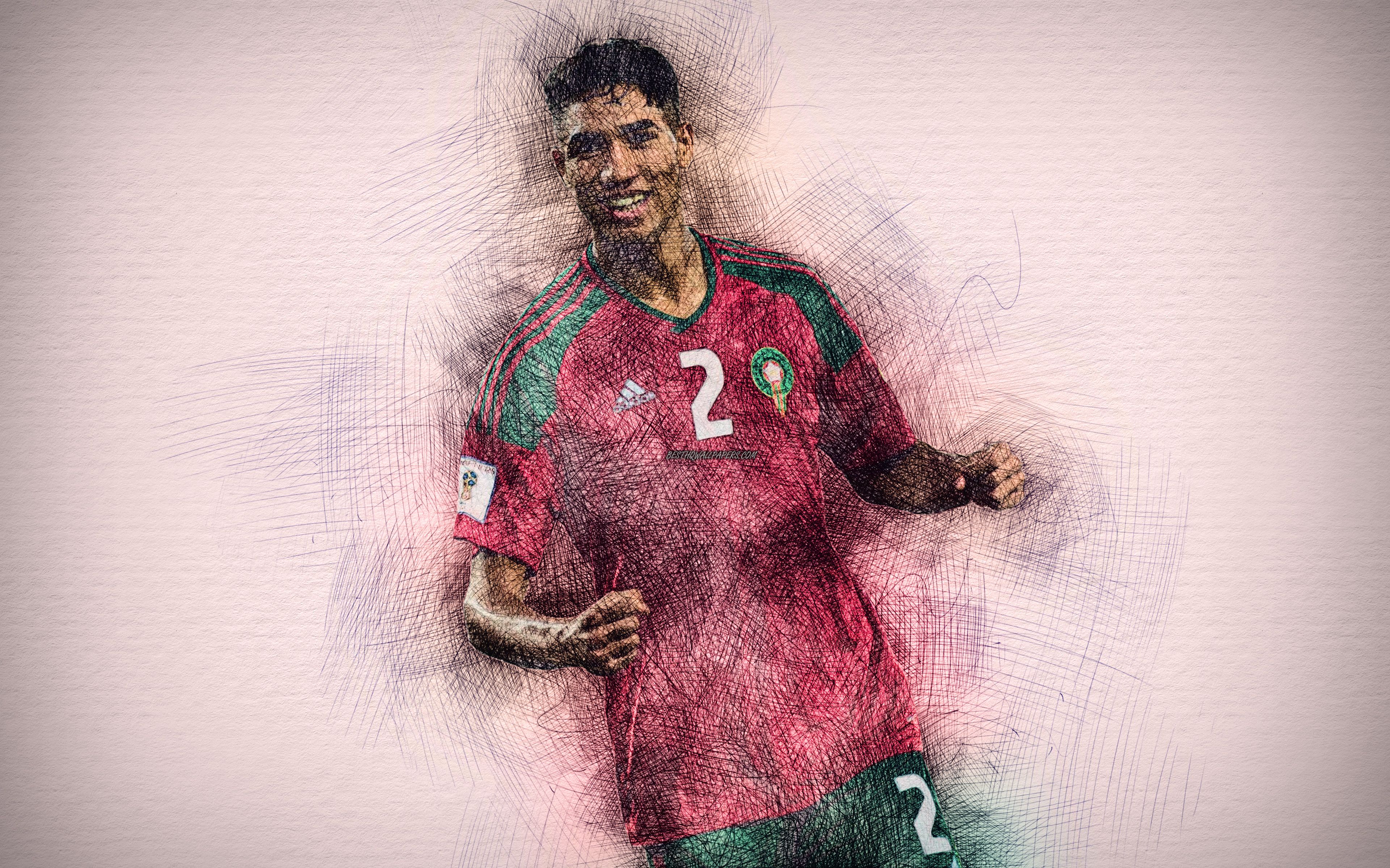 3840x2400 Hakimi 4k Wallpaper