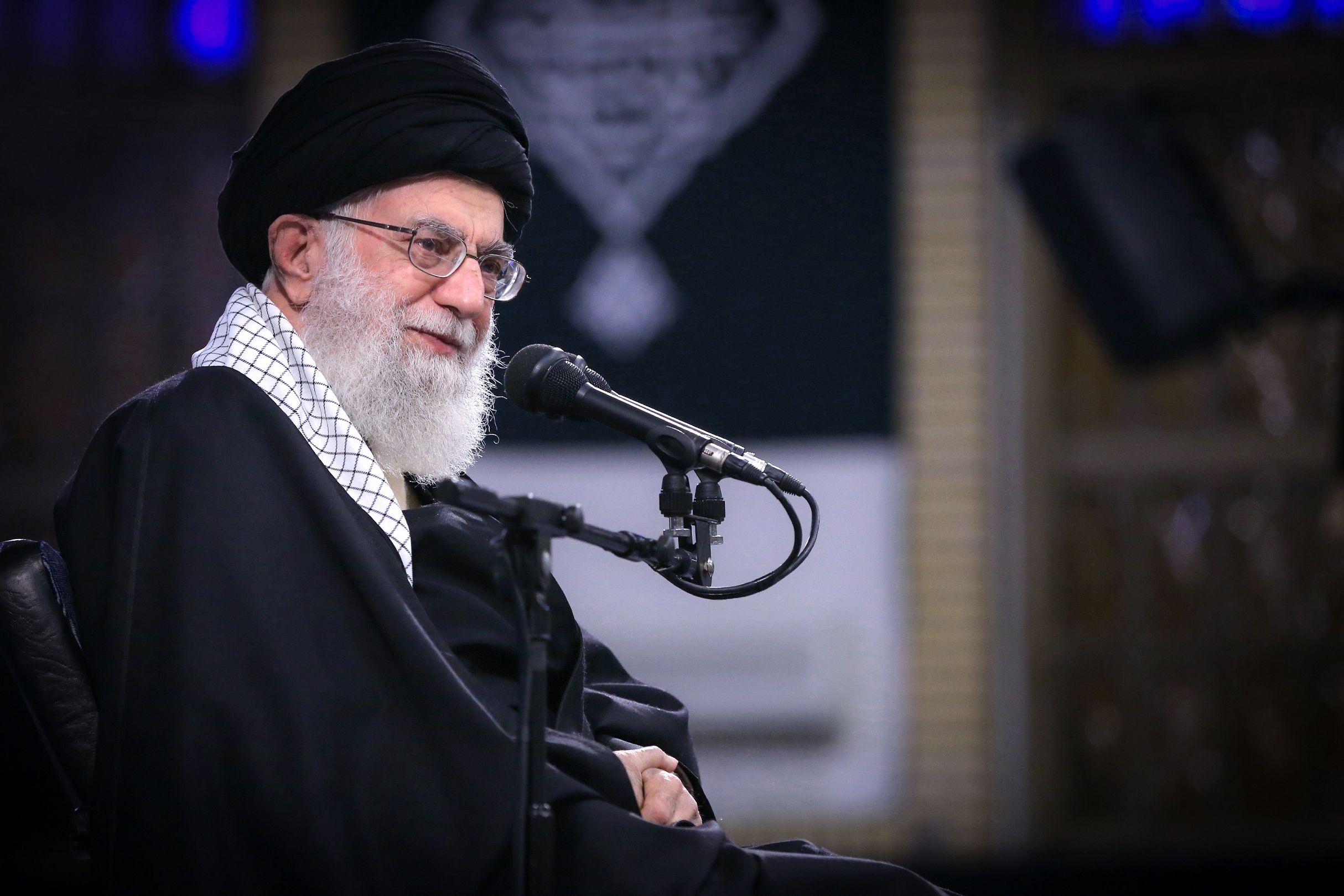 Iran's supreme leader Ayatollah Khamenei Praying 22335641 PNG