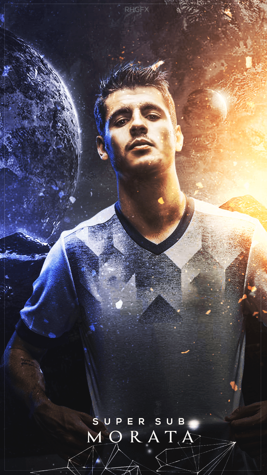 1024x1820 Alvaro Morata 2021 Wallpaper