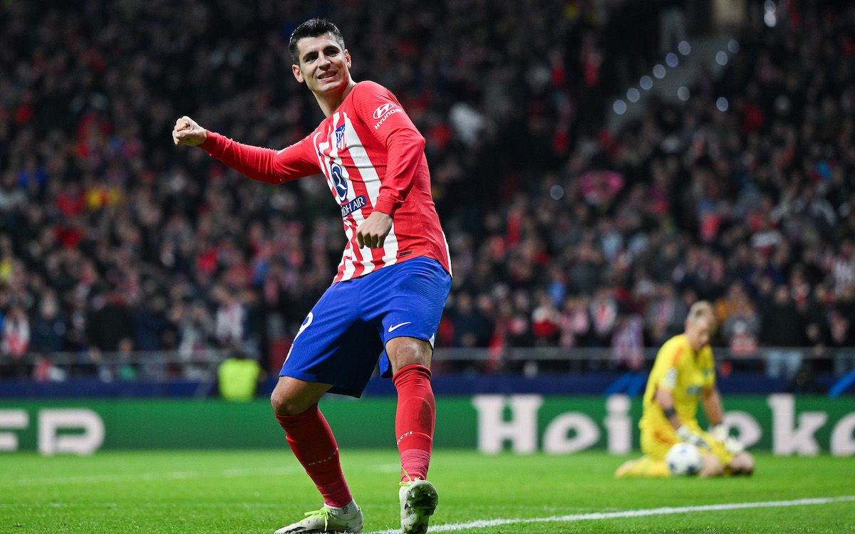 1200x750 CM: Morata tops the UCL scoring charts background on Milan's summer interest