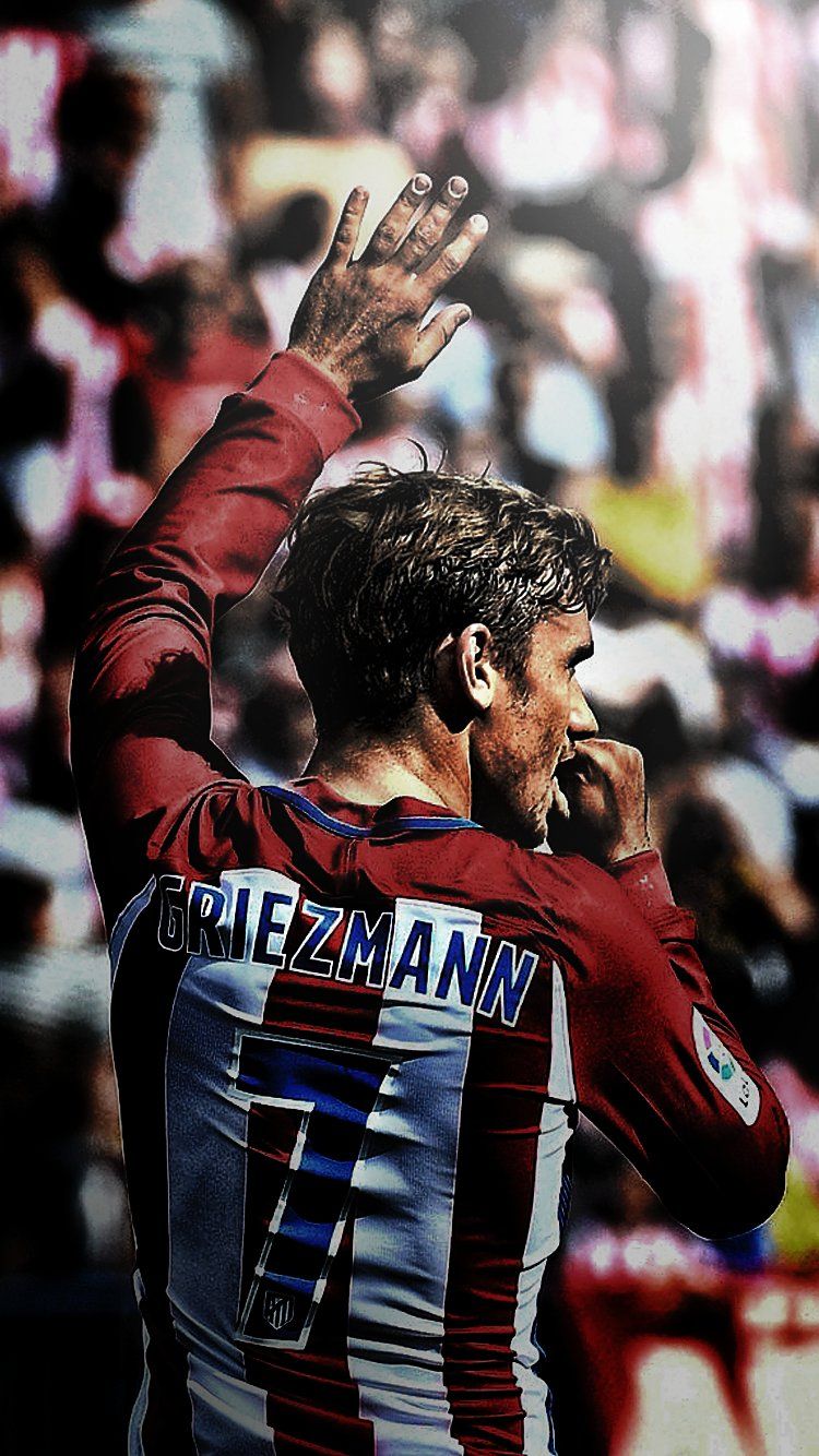 750x1334 Griezmann Phone Wallpaper