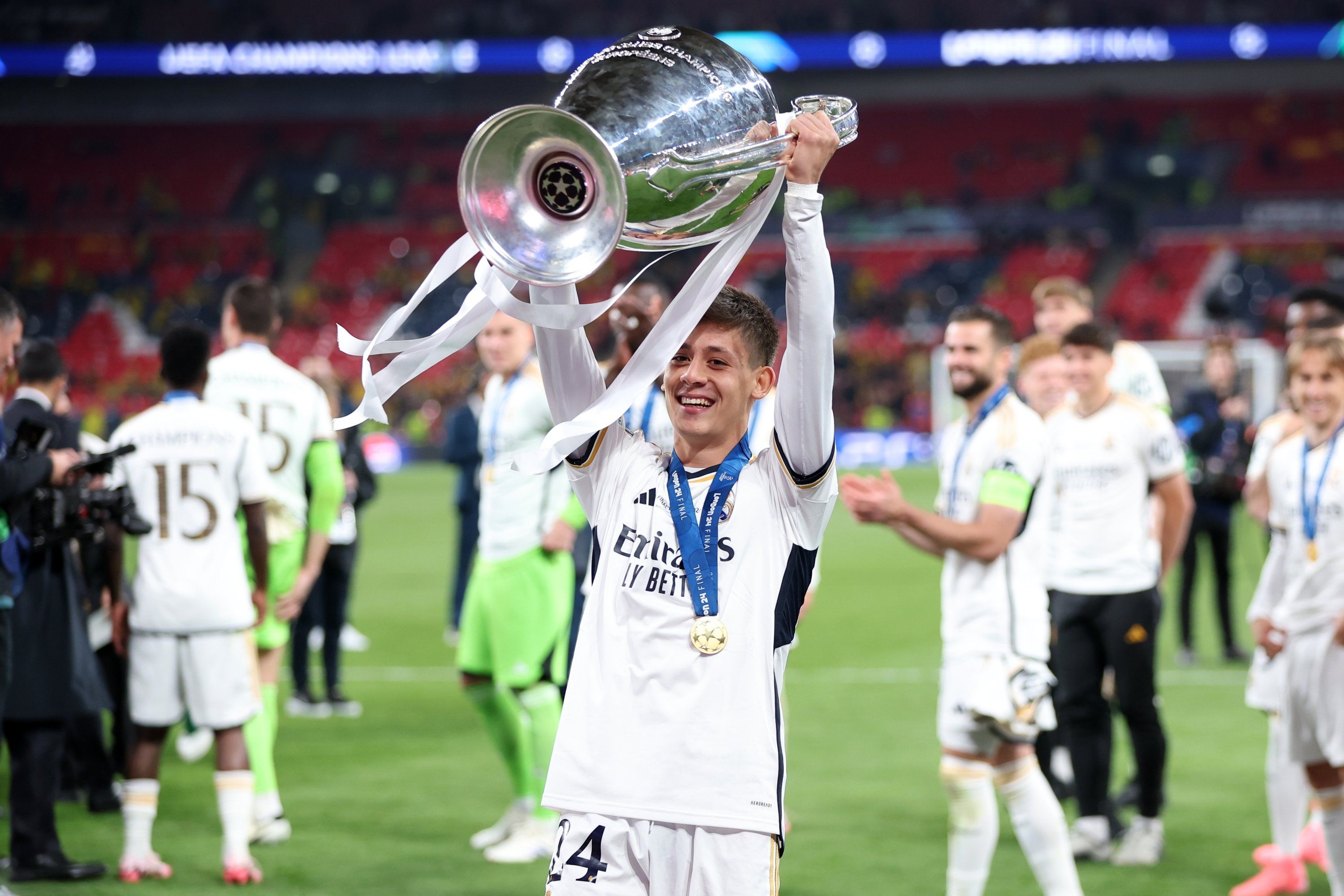 3000x2000 Turkish star Güler breaks new ground as Madrid bag 15th UCL title