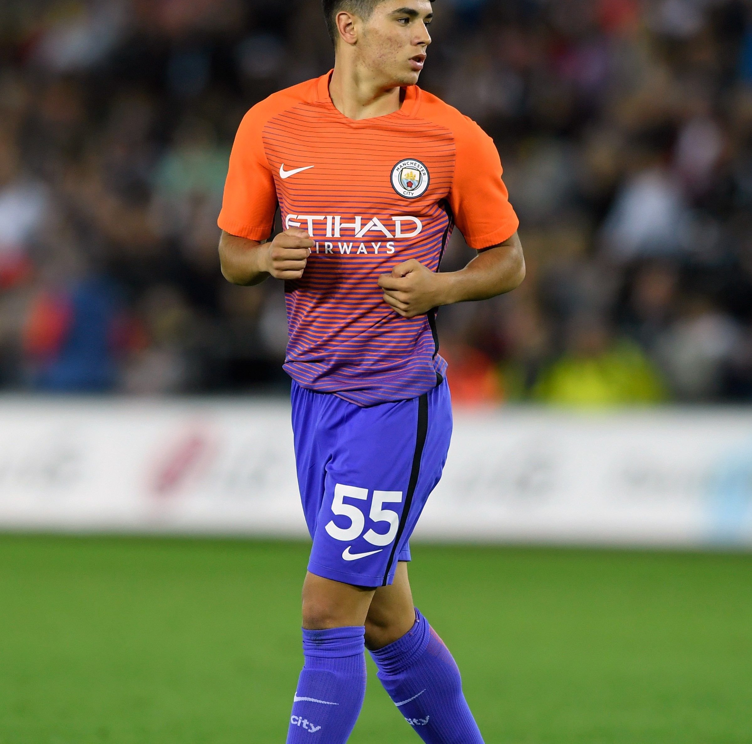 2399x2374 Manchester City secure another future star as Brahim Diaz signs first professional contract. Bitter and Blue