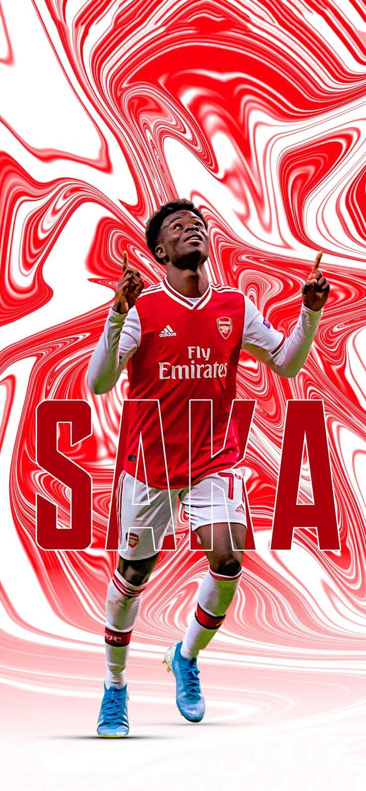 736x1592 Bukayo Saka iPhone Wallpaper