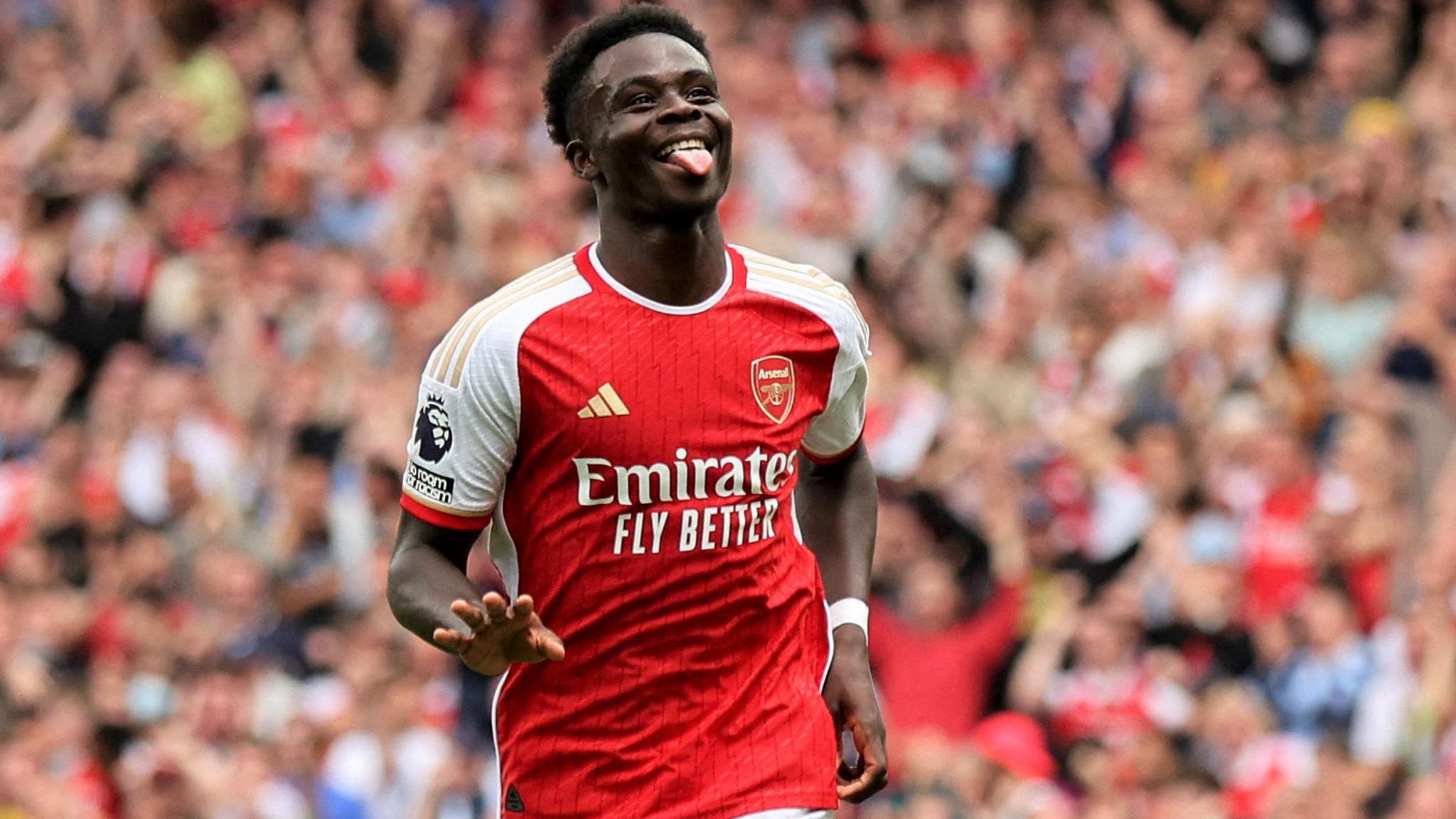 2048x1152 Arsenal: Bukayo Saka 'does everything right'
