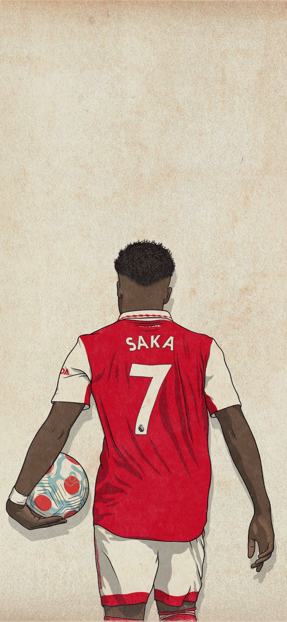 946x2048 Bukayo Saka iPhone Wallpaper