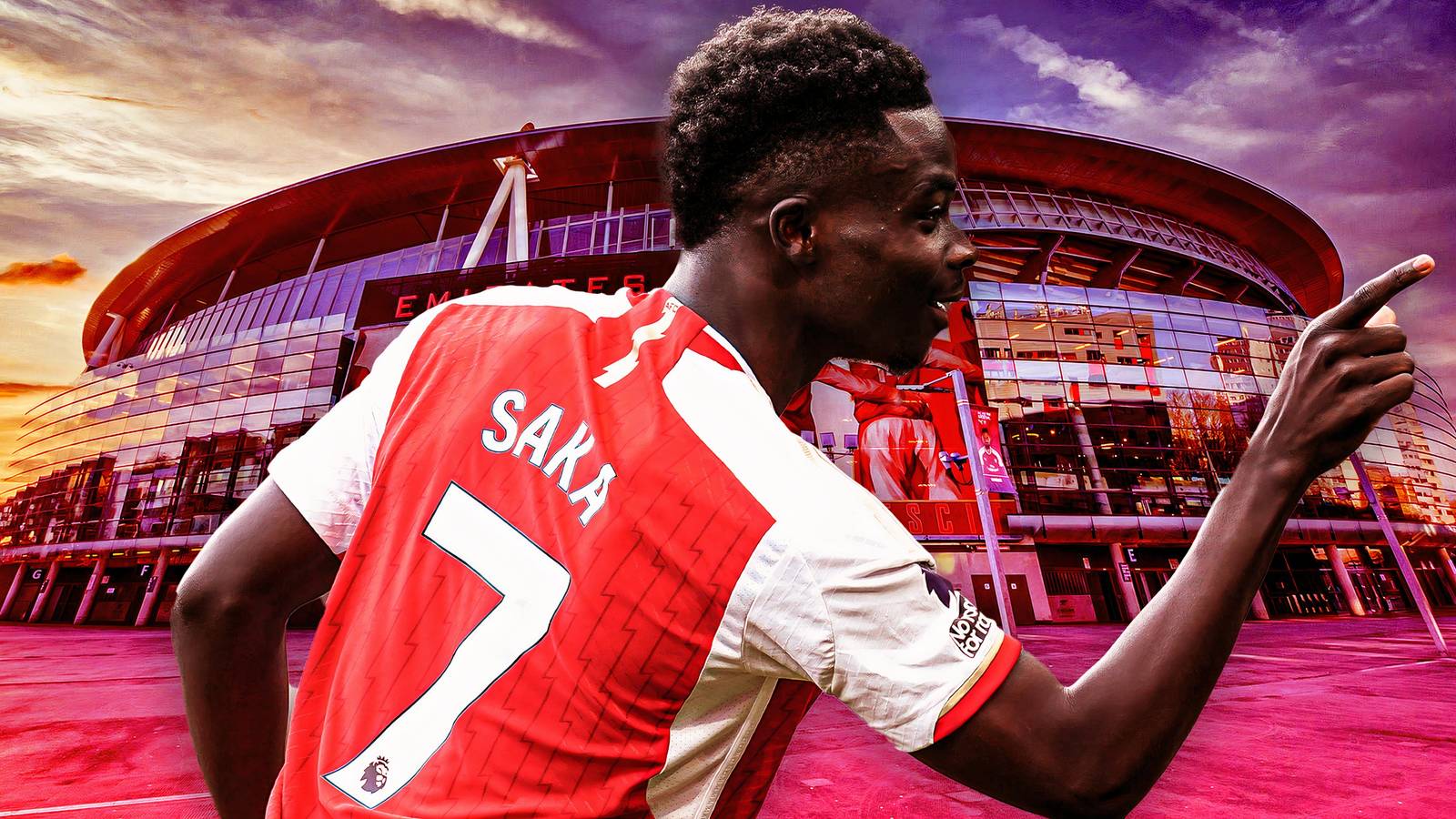 1600x900 Bukayo Saka's Shirt Number History
