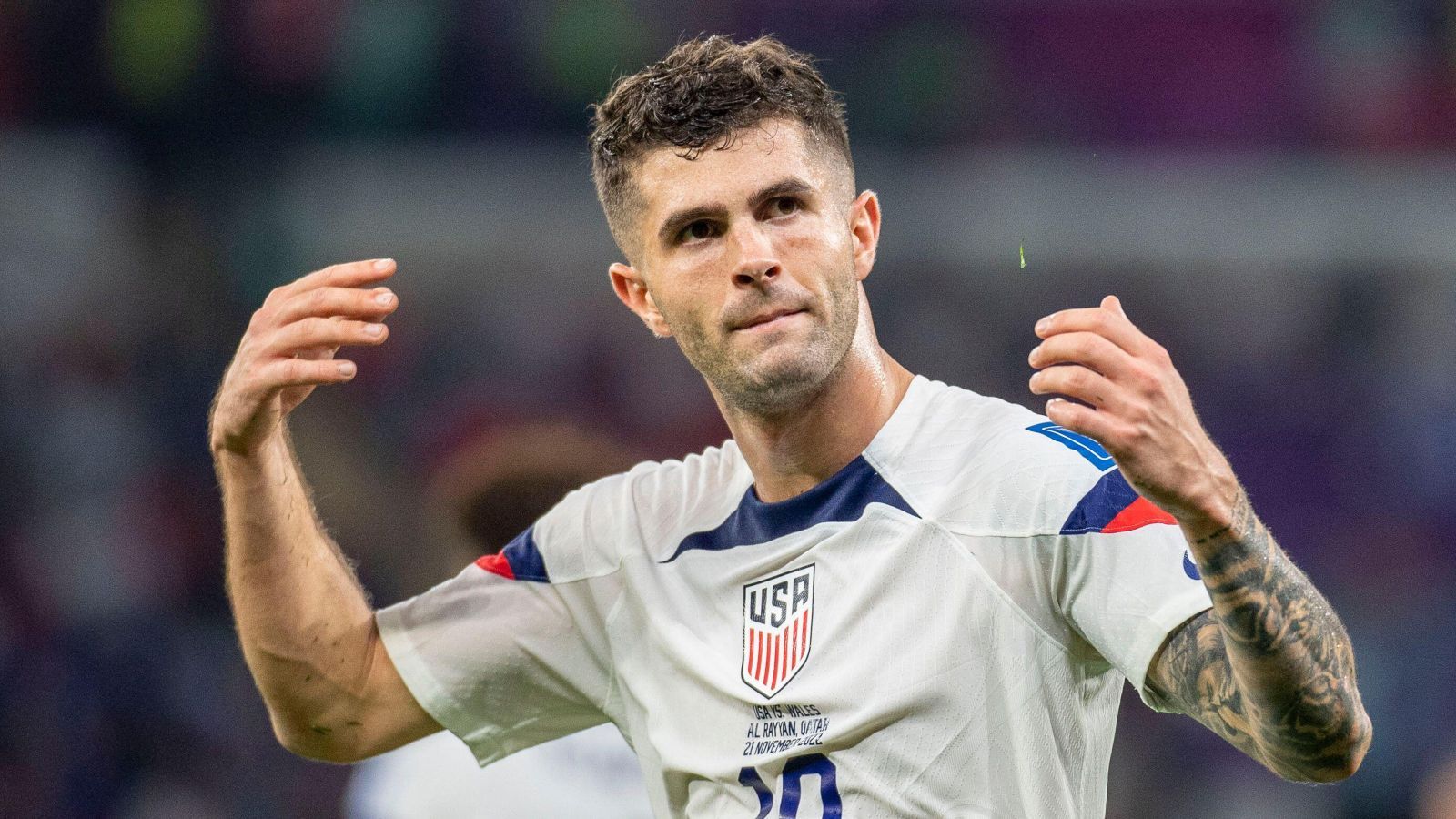 1600x900 Christian Pulisic thriving as the first USA soccer icon on a pedestal made of stainless steel