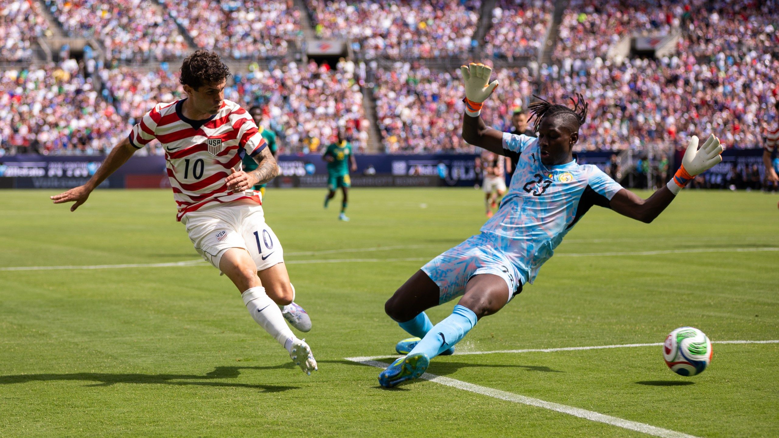 2560x1440 Pulisic Ends Scoring Drought, Has Goal And Assist As Americans Beat Senegal 3 2 In World Cup Warmup