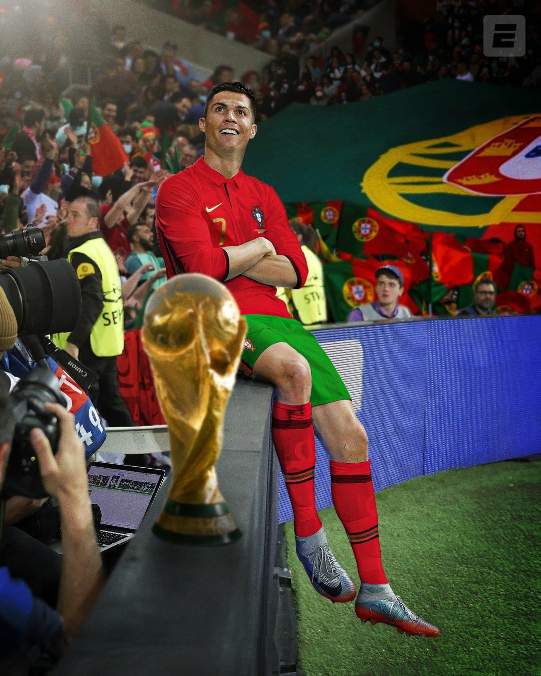 1080x1350 CR7 World Cup Wallpaper