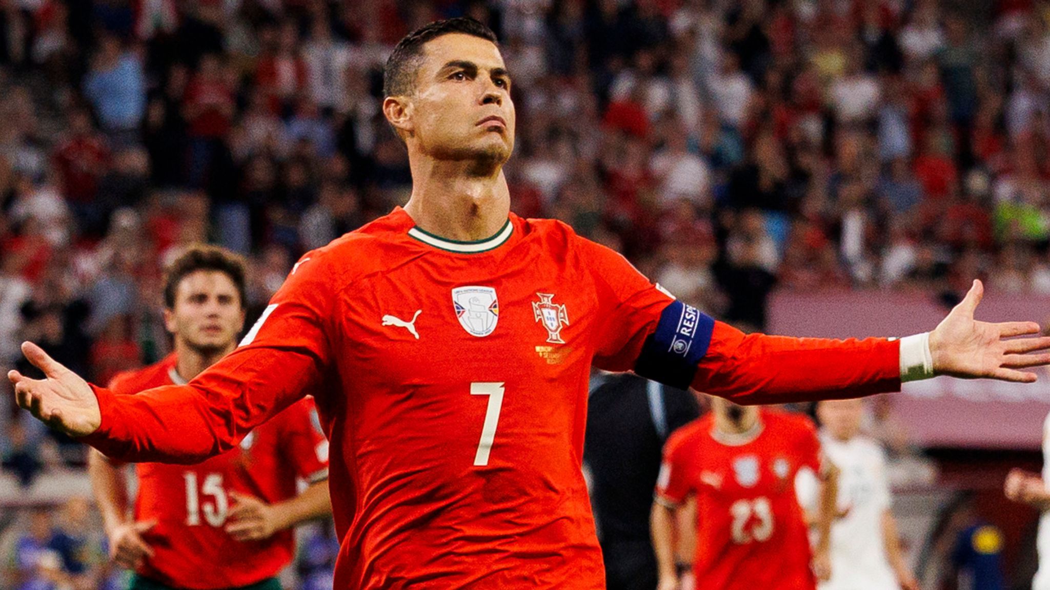 2048x1152 Cristiano Ronaldo: Portugal captain reveals 2026 World Cup will be his final major international tournament before retiring