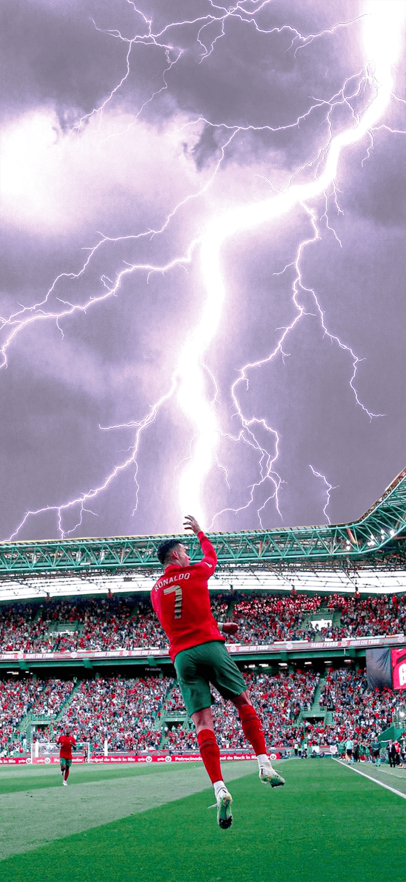 806x1748 CR7 World Cup Wallpaper