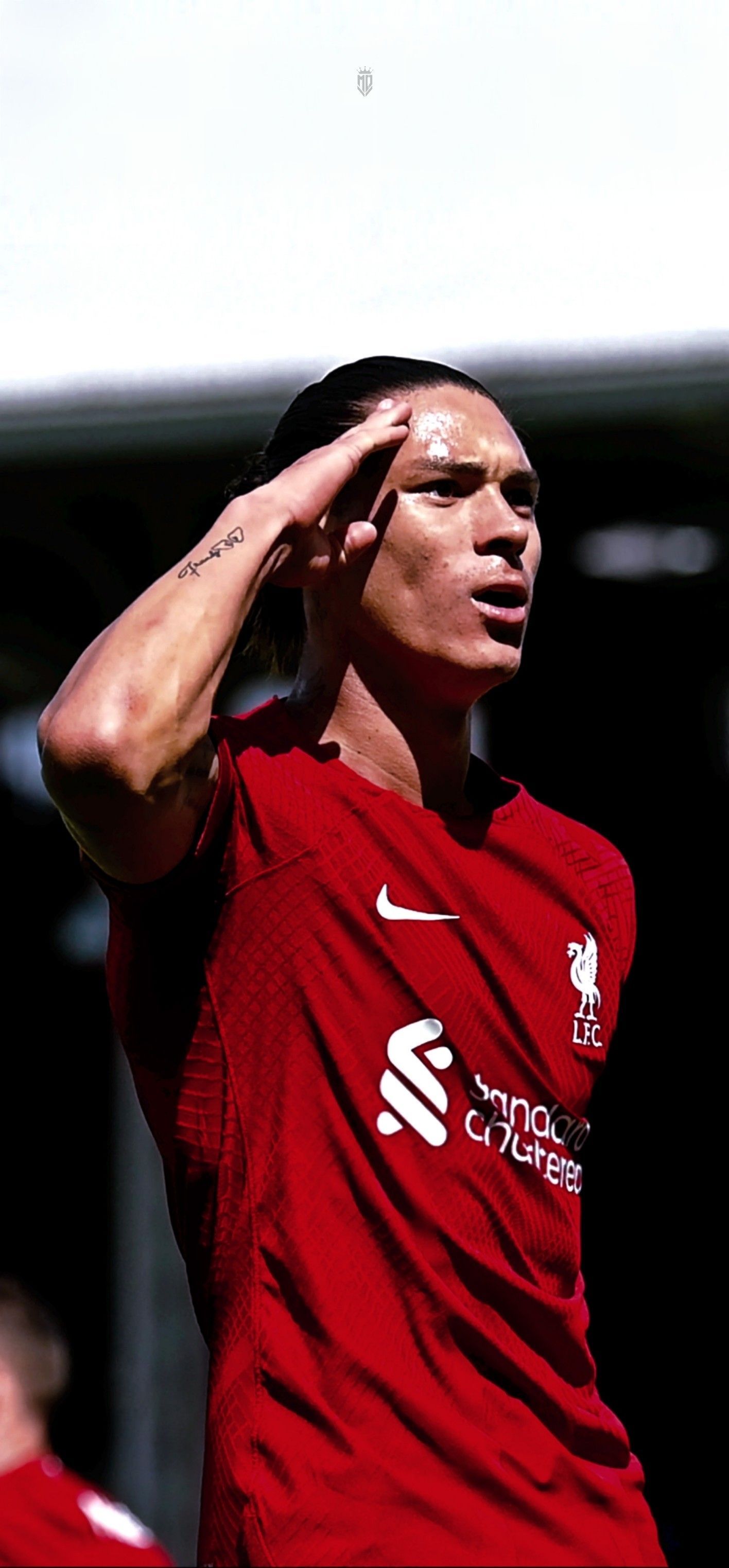 1416x3046 Darwin Nunez Liverpool Wallpaper