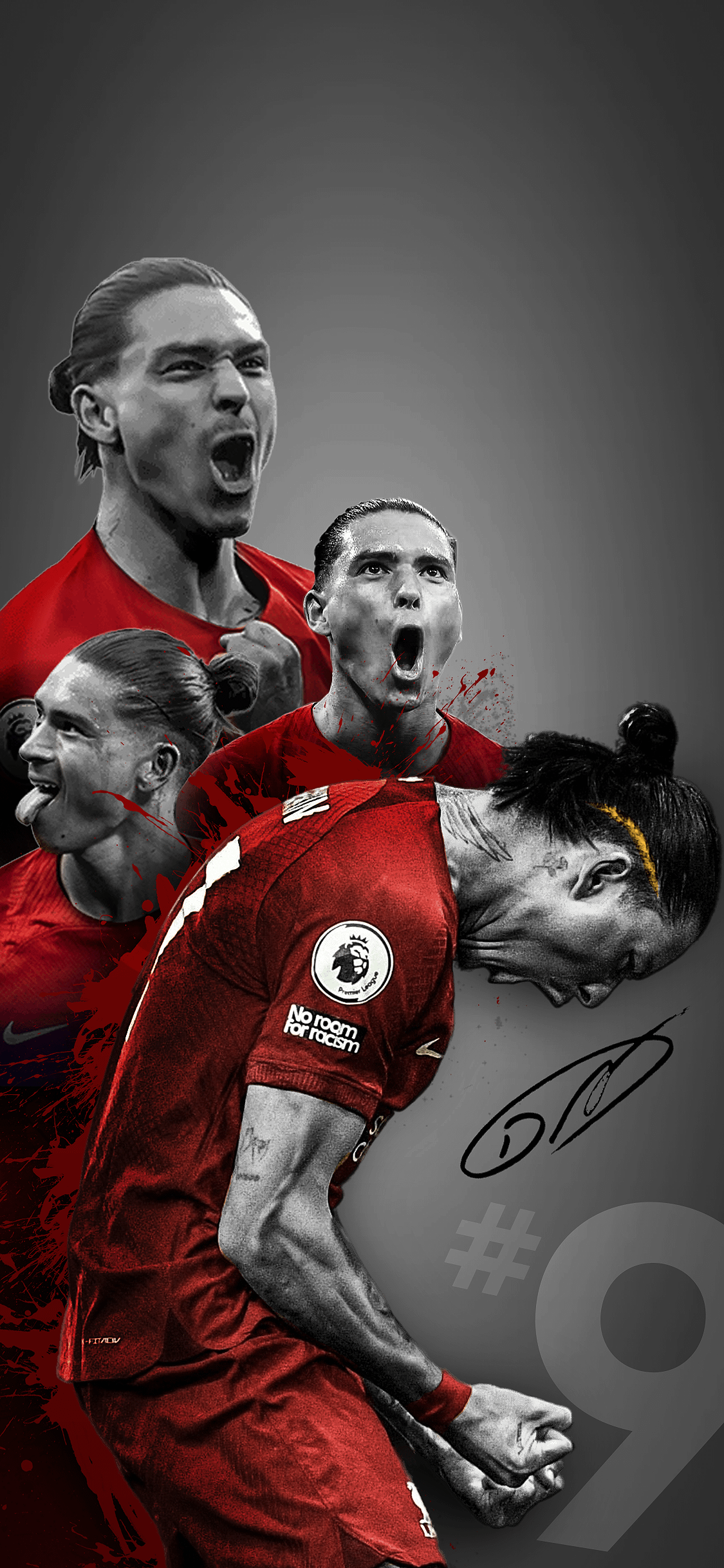 1125x2436 Darwin Nuñez 2024 Wallpaper