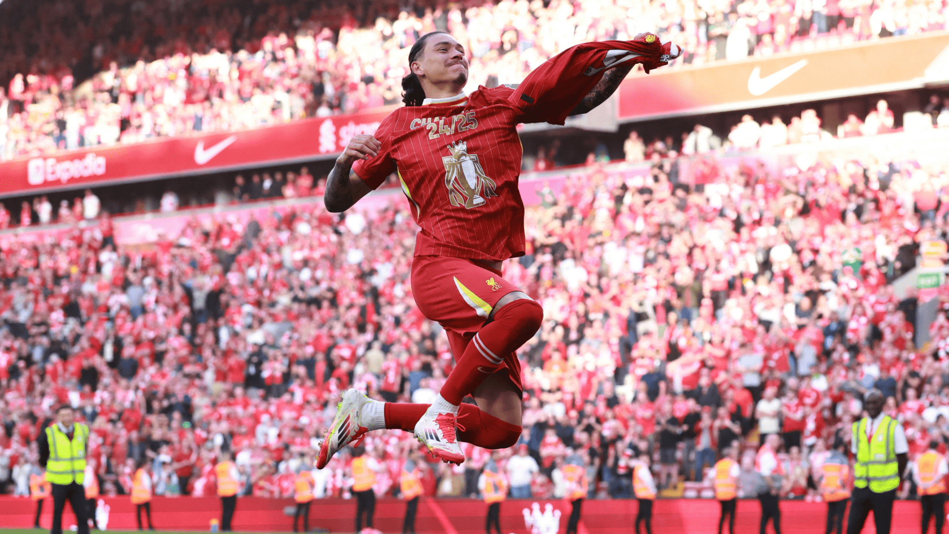 1920x1080 Darwin Núñez Equals Historic Forlán Record After Winning the Premier League with Liverpool
