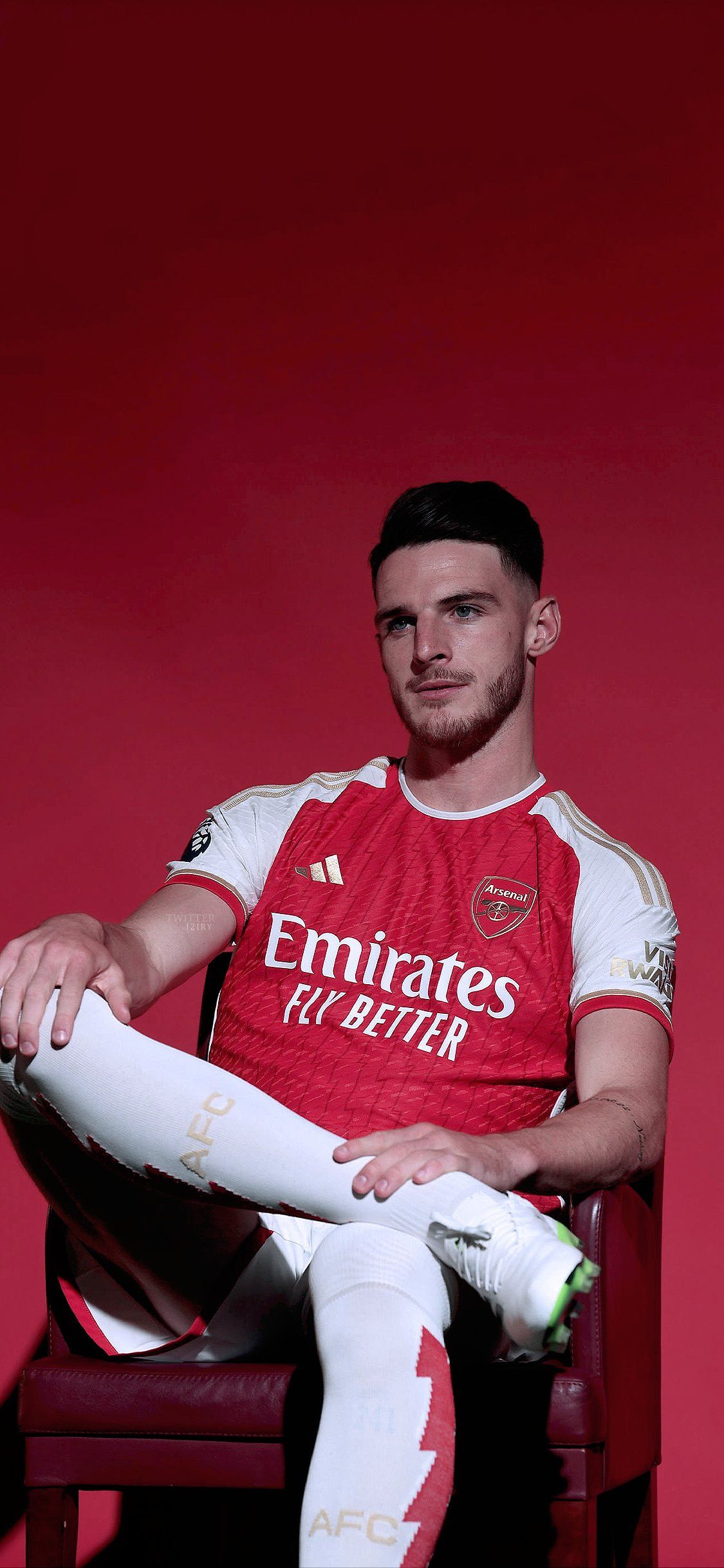 1125x2436 Declan Rice Arsenal Wallpaper