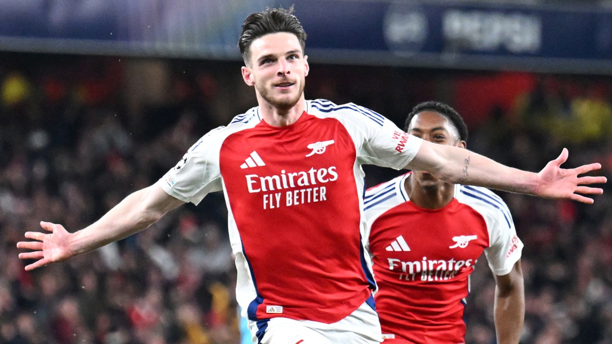 2048x1152 Arsenal 3 0 Real Madrid: Declan Rice Scores Two Sensational Free Kicks As Champions League Holders Stunned