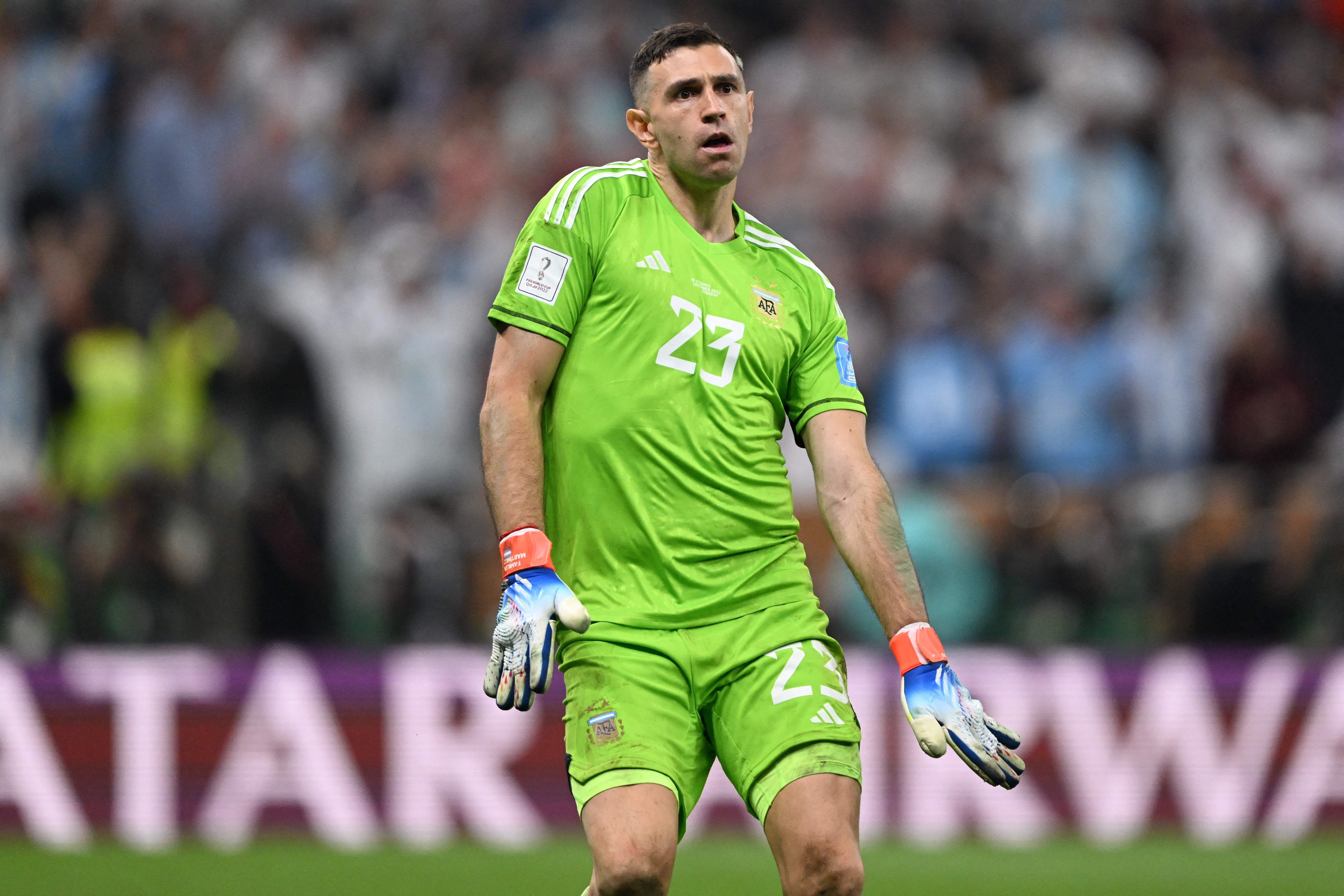 6978x4653 Wallpaper goalkeeper, Argentina, football, goalkeeper, Dibu, Emiliano Martinez, Emiliano Martinez for mobile and desktop, section спорт, resolution 6978x4653