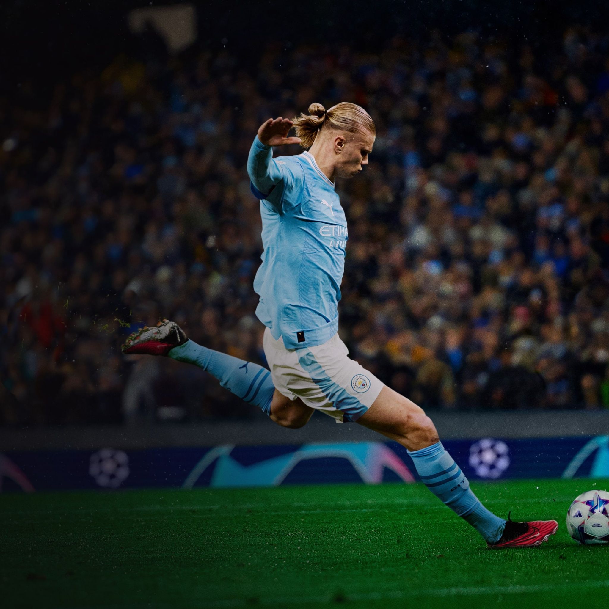 2048x2048 Erling Haaland Wallpaper 4K, FC Cover Art, 2023 Games