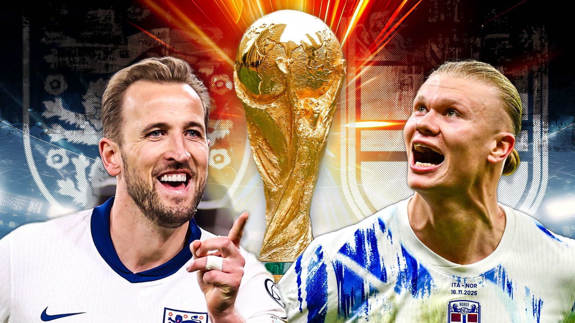 1920x1080 World Cup 2026 draw simulated as England are handed group with Erling Haaland clash and bitter grudge match