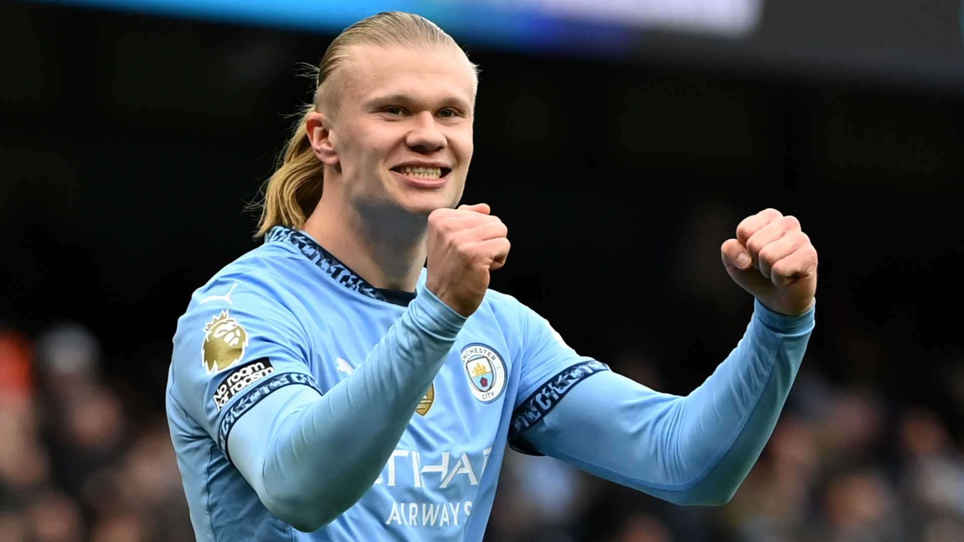 1920x1080 Erling Haaland making the most of downtime ahead of Club World Cup as Man City star poses with latest prize following trophyless campaign. Goal.com US