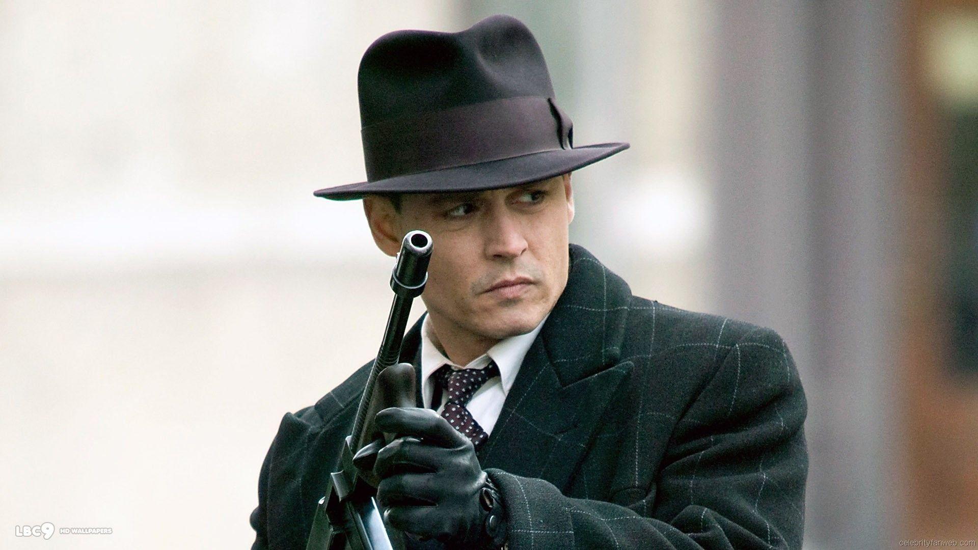 1920x1080 Black fedora hat, Johnny Depp, public enemies, John Dillinger HD