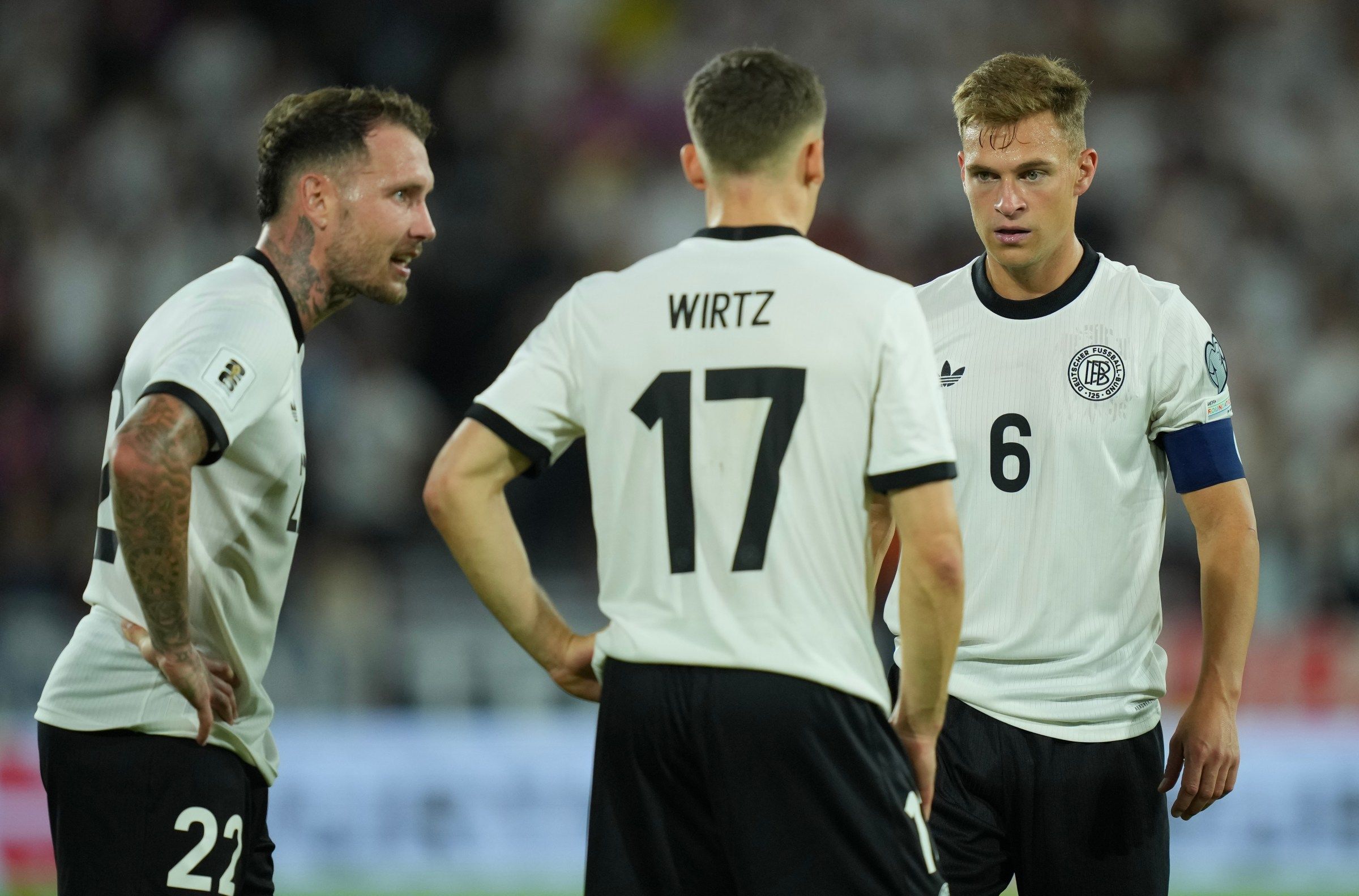 2400x1584 Germany's Florian Wirtz talks Kimmich conversation before sensational free kick goal. Bavarian Football Works