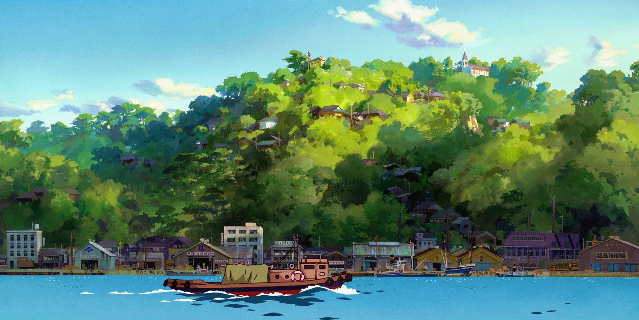2074x1040 High res wallpaper from Up on Poppy Hill