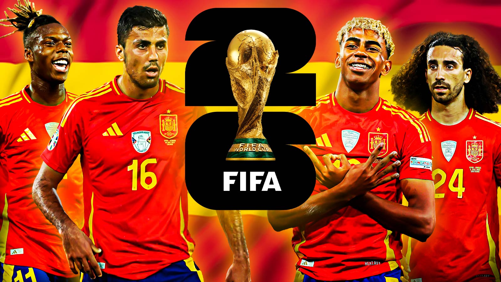 1600x900 Lamine Yamal and X Spain stars to know ahead of 2026 World Cup