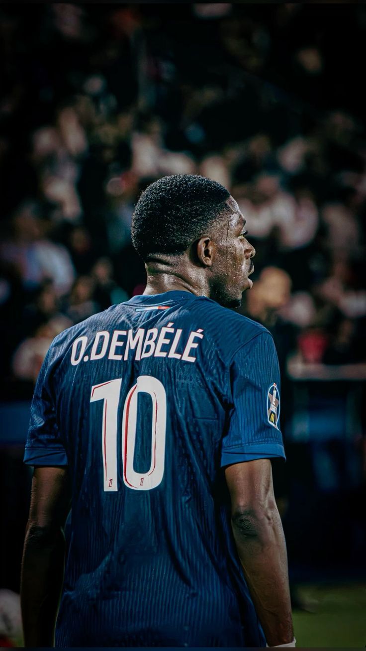 736x1308 Ousmane Dembélé PSG Wallpaper