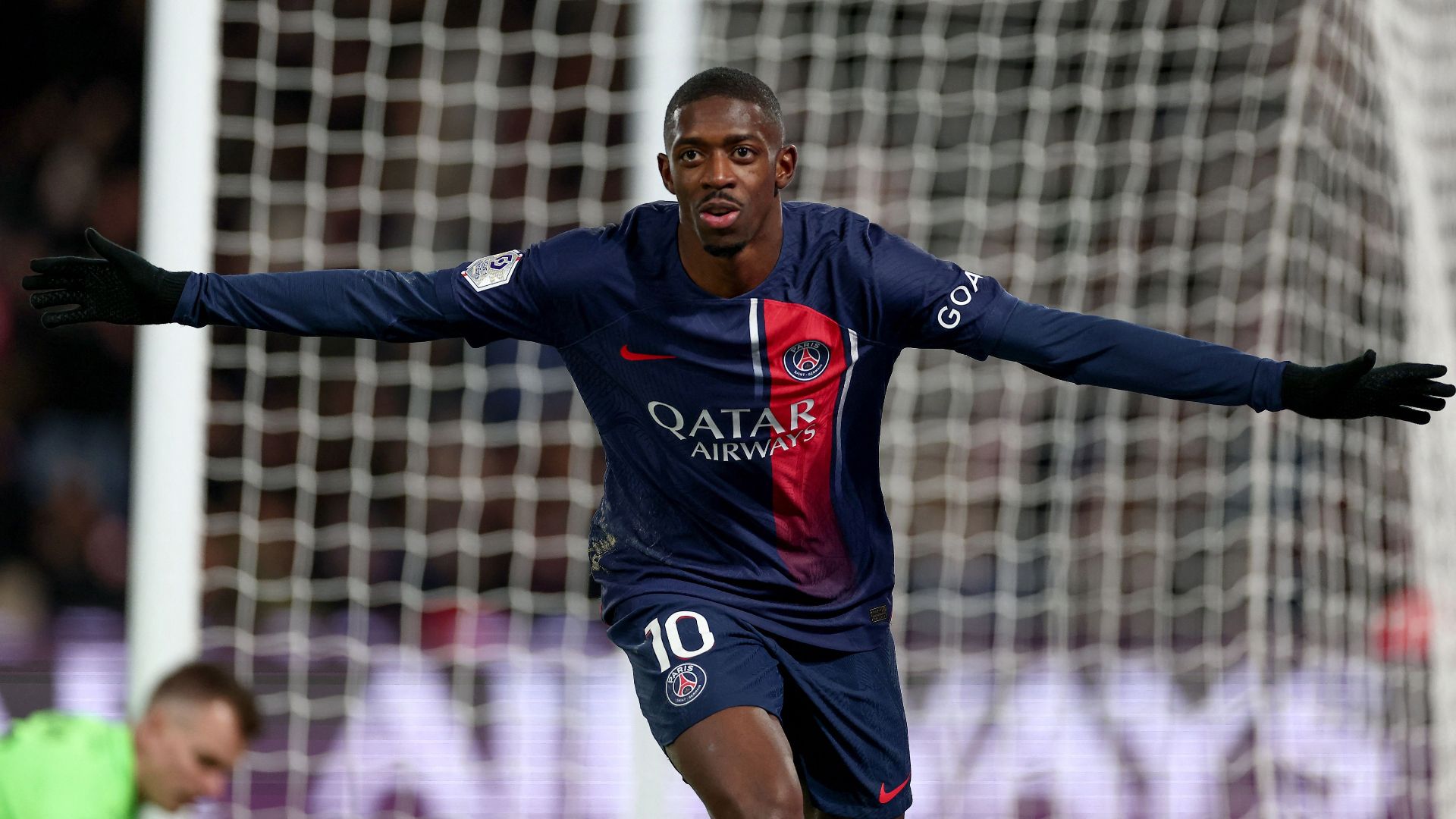 1920x1080 Dembélé Reacts to Scoring His First PSG Goal in the Win vs. Monaco