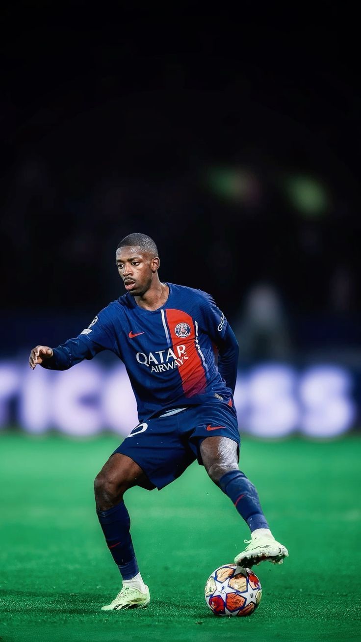 736x1308 Dembele PSG Wallpaper