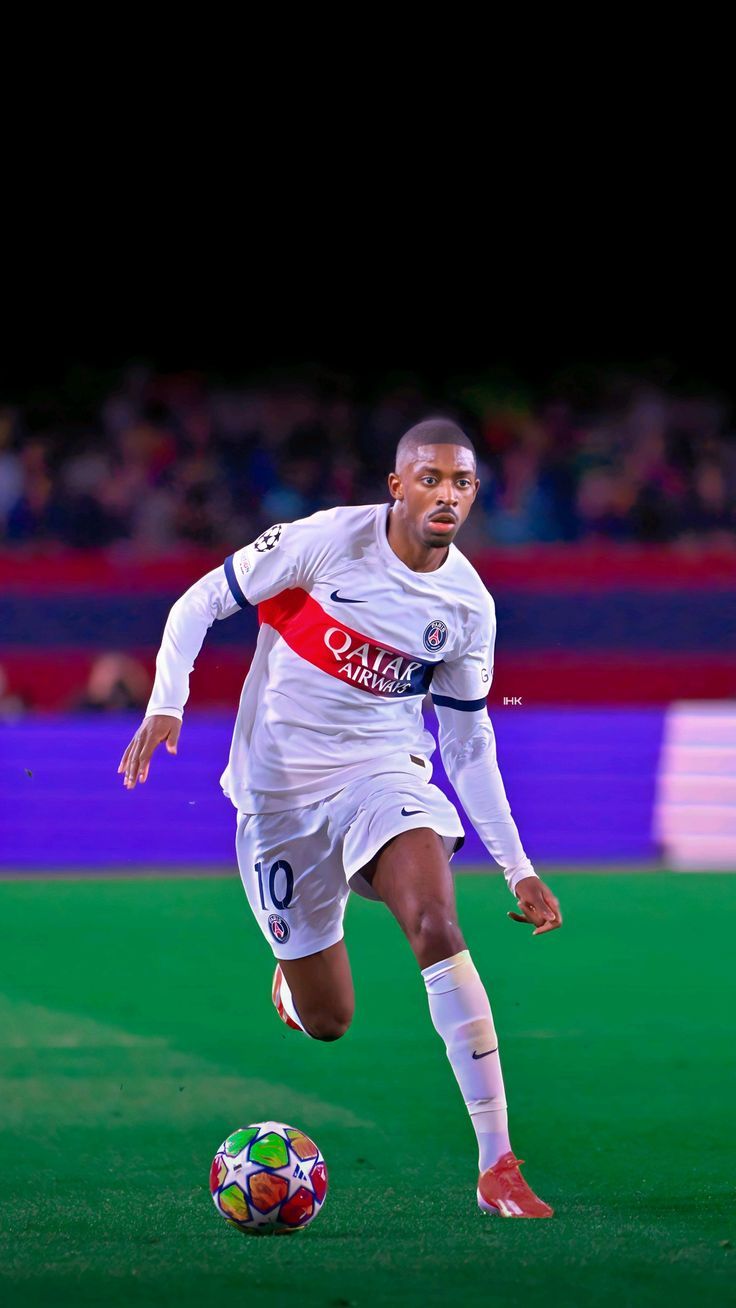 736x1308 Dembele PSG Wallpaper