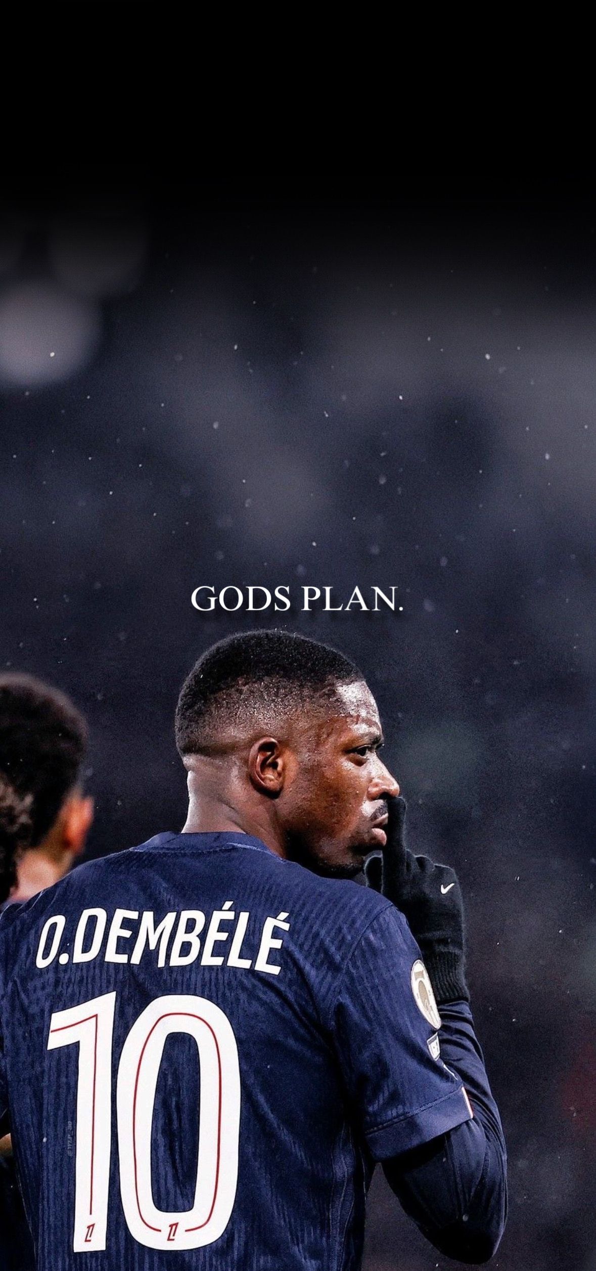 1179x2515 Ousmane Dembele Motivation 4K Wallpaper