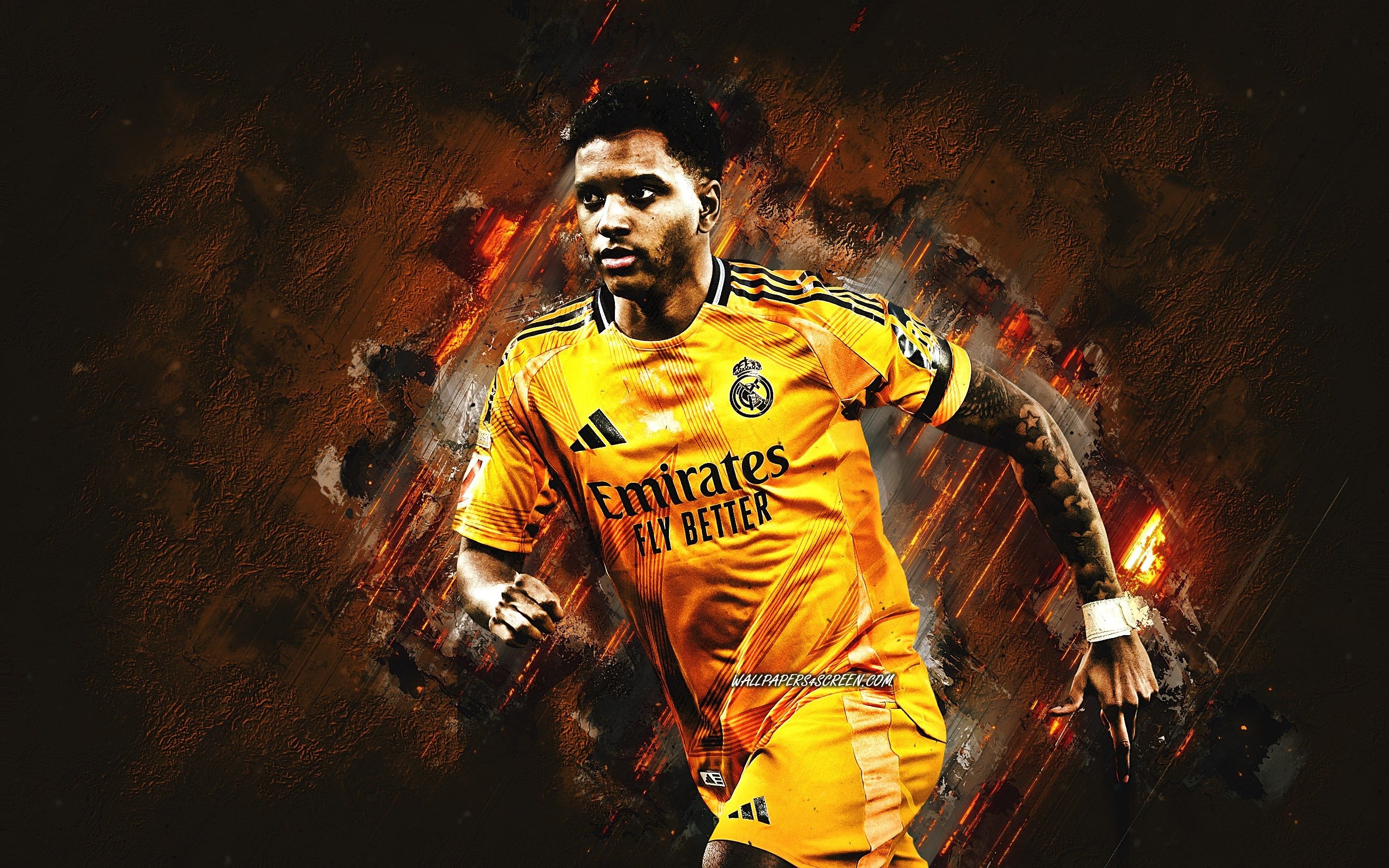 2880x1800 Wallpaper football, soccer, Real Madrid, Brazilian, Rodrygo, Rodrygo Goes for mobile and desktop, section спорт, resolution 2880x1800